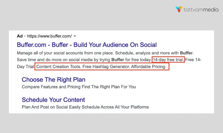 Google Ads Callout Extensions