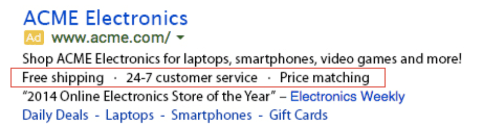 callout extensions example