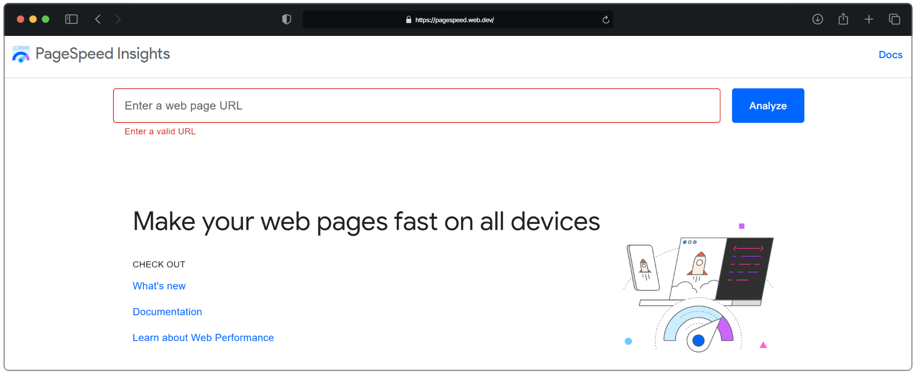PageSpeed Insights