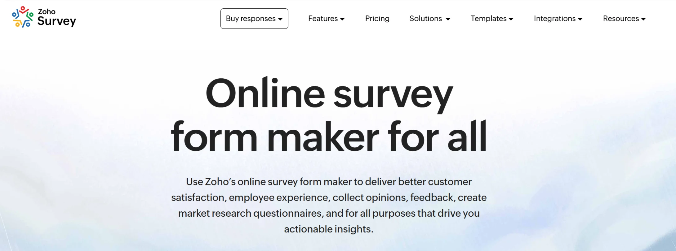 Zoho Survey