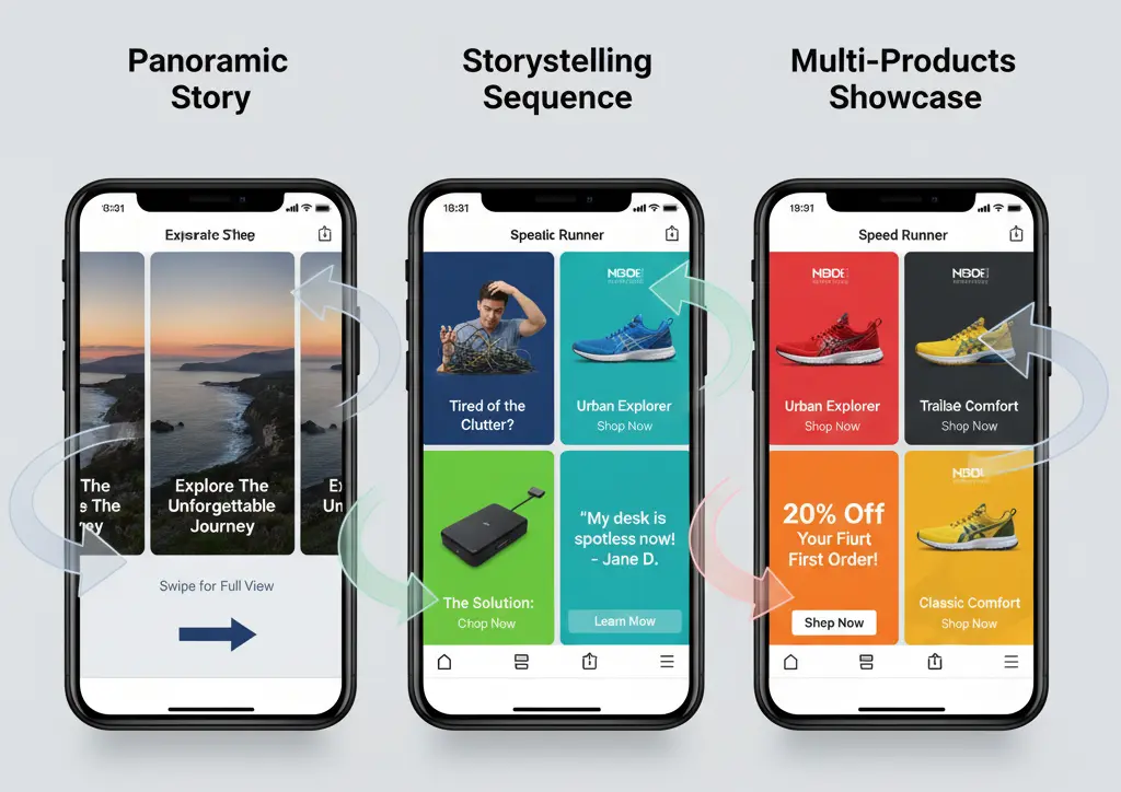 Examples and use cases- Facebook Carousel Ads