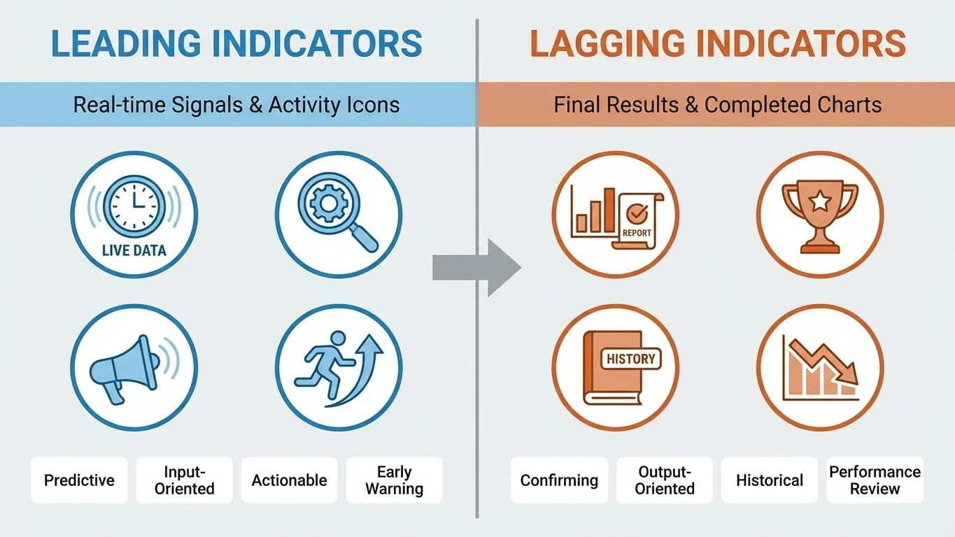 Key Differences Leading vs. Lagging Indicators
